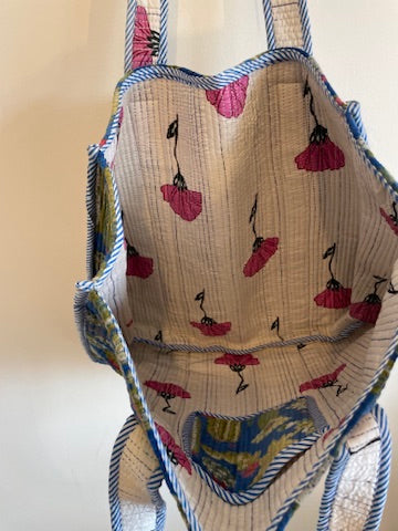 Velvet Cactus Print Tote bag