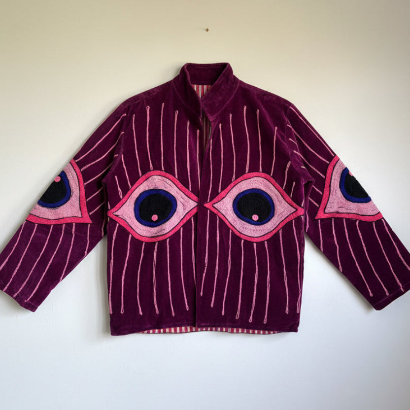 Velvet Suzani Embroidery Jacket