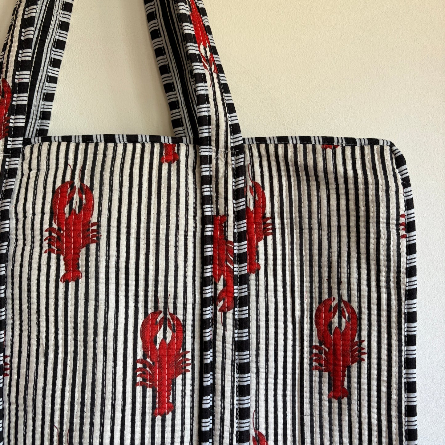 Cotton quilted Tote Bag