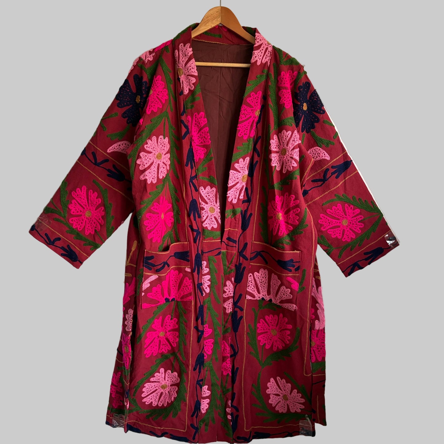 Suzani Cotton Long Coat