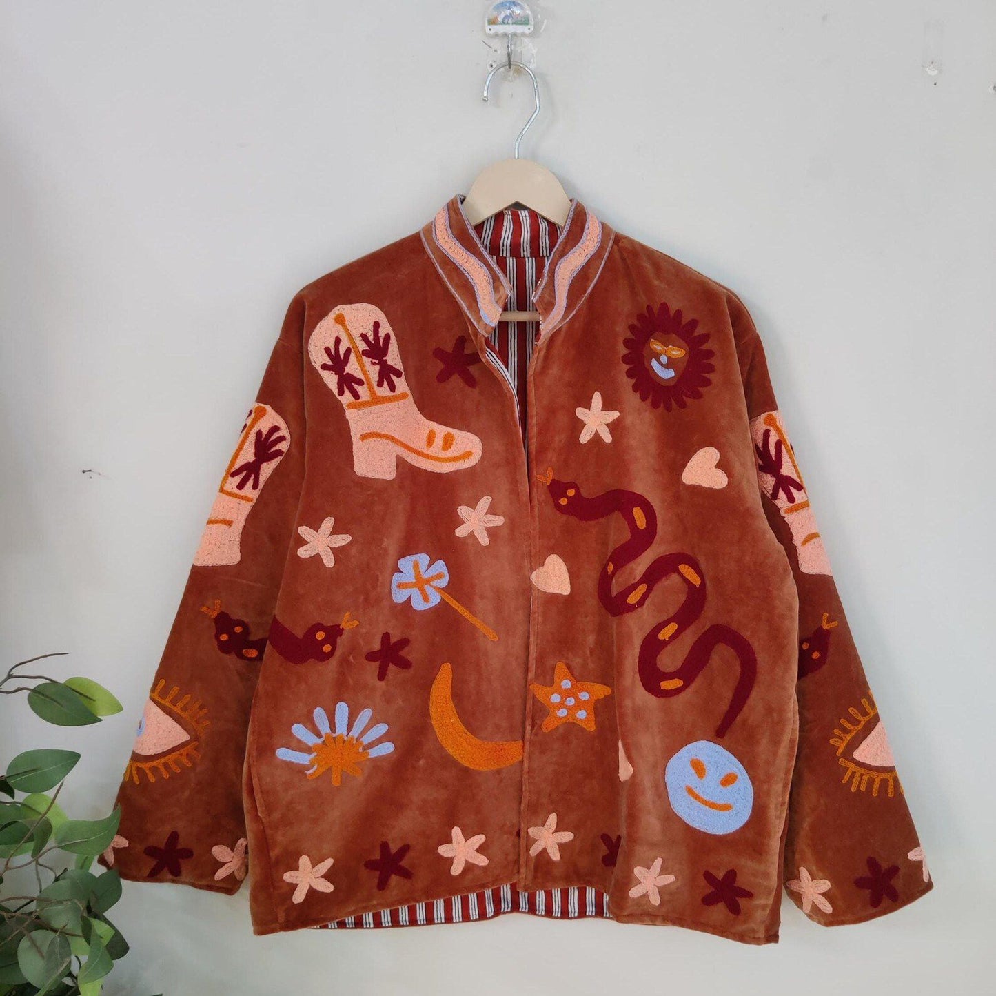 Velvet Suzani Embroidery Jacket