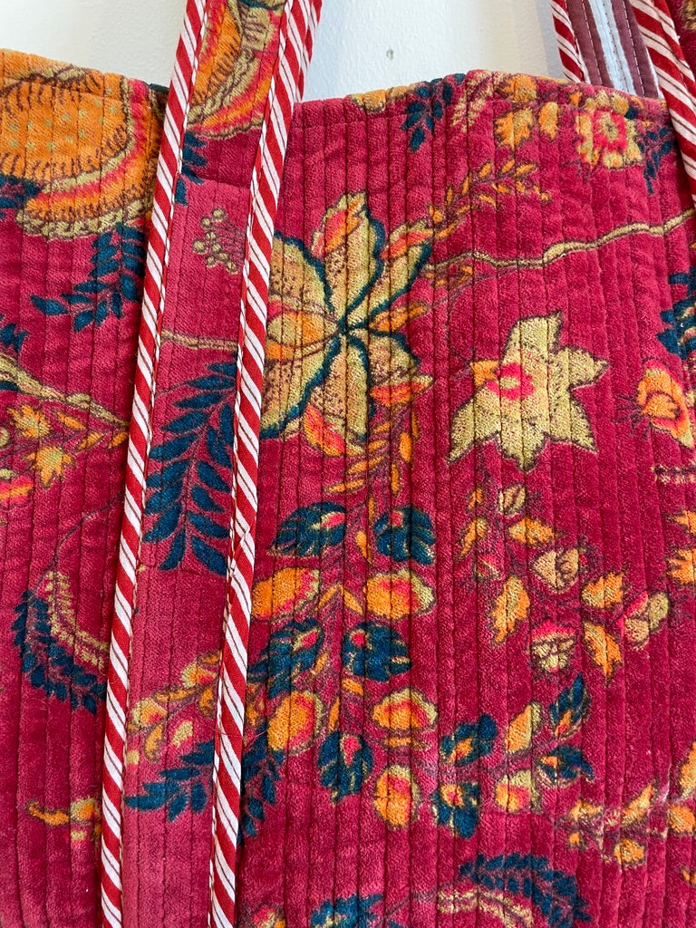 Velvet Quilted Bag