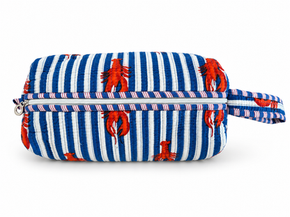Cotton quilted wash bag