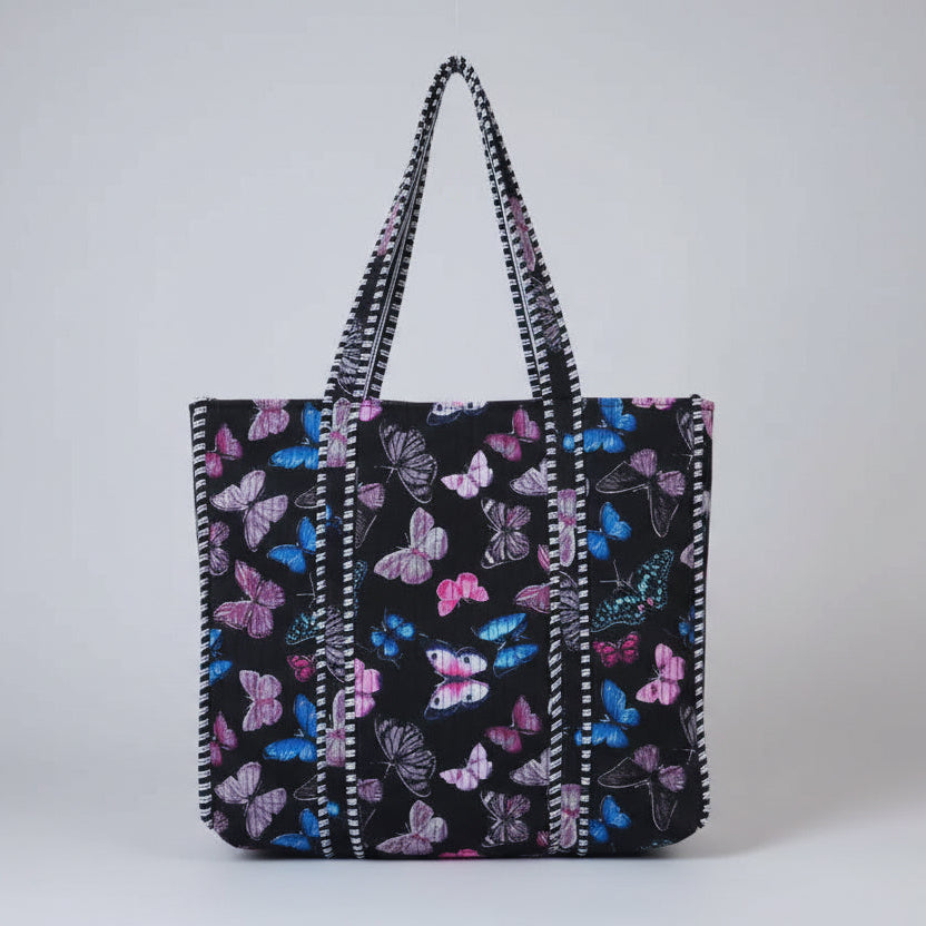 Cotton Quilted Tote Bags My Store