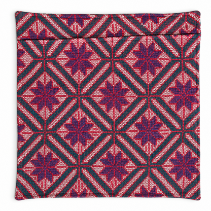 Vintage Kantha Embroidered Cushion Cover