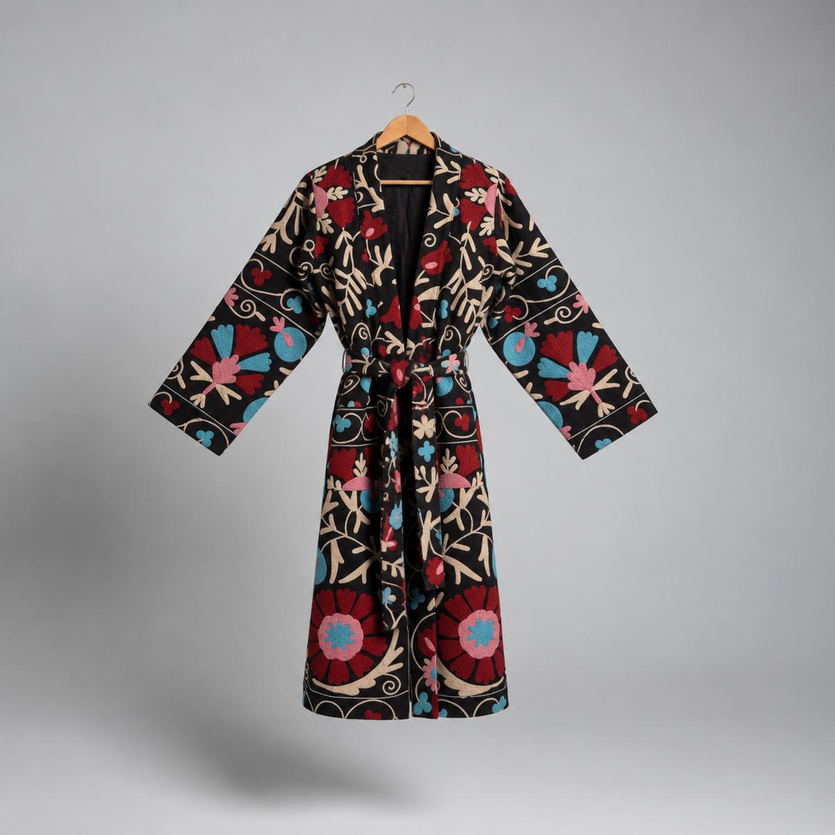 Cotton suzani long coat