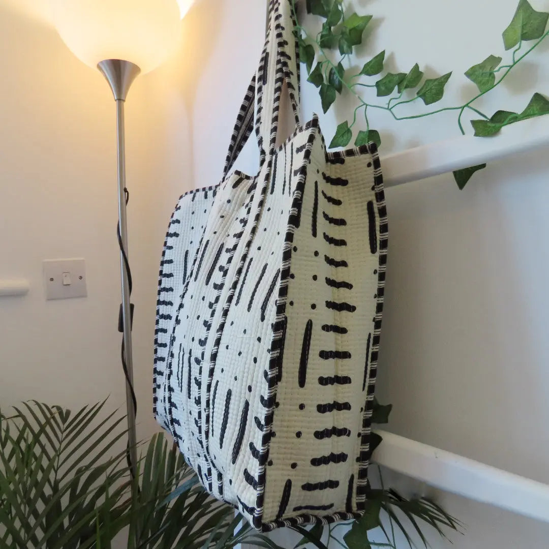 Cotton Quilted Tote Bags My Store