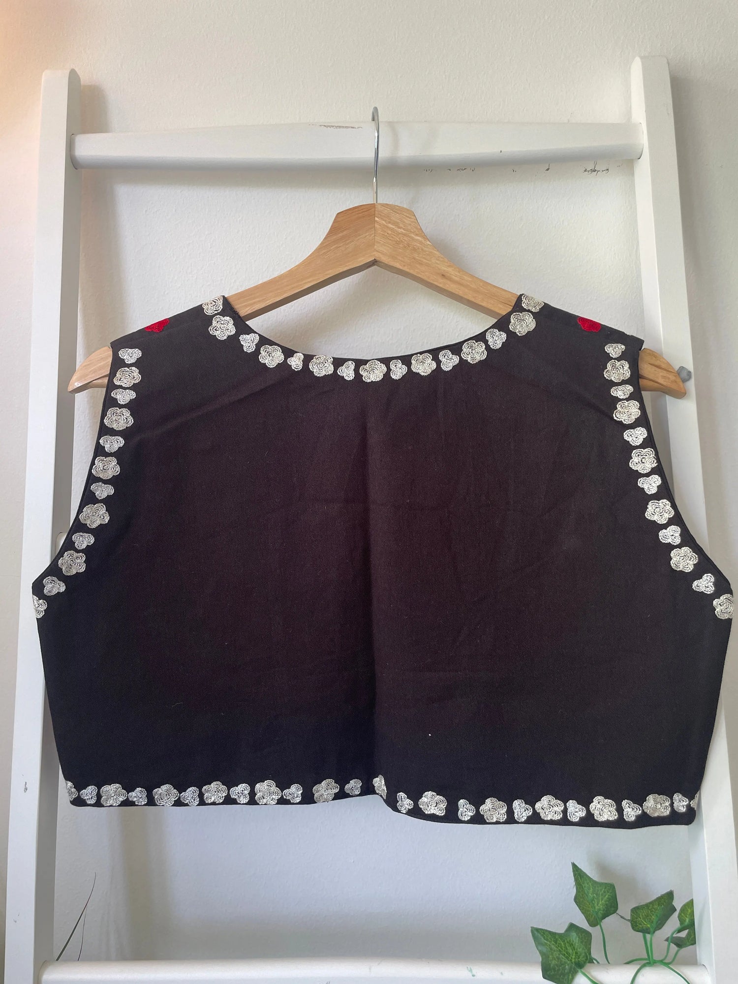 Hand Embroidered Thread work Vest Artofakind