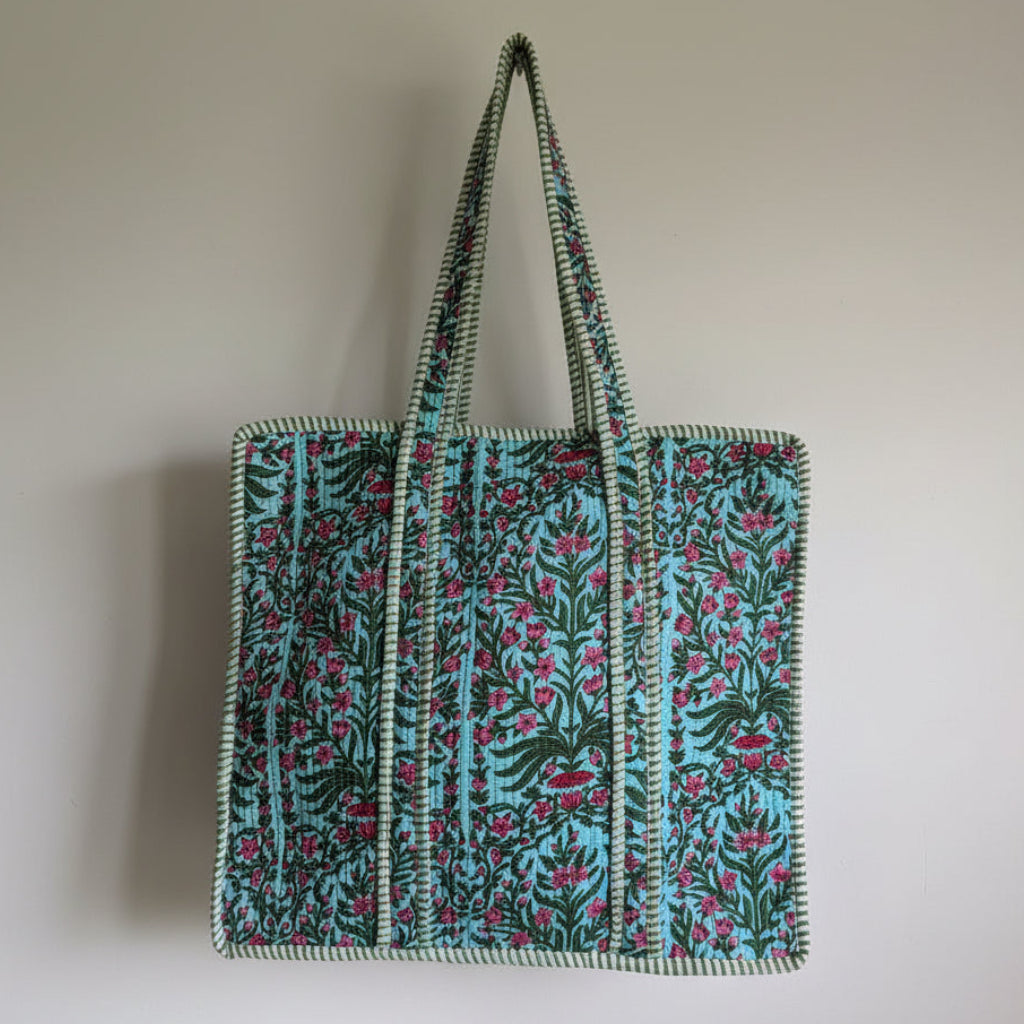 Cotton quilted Tote Bag