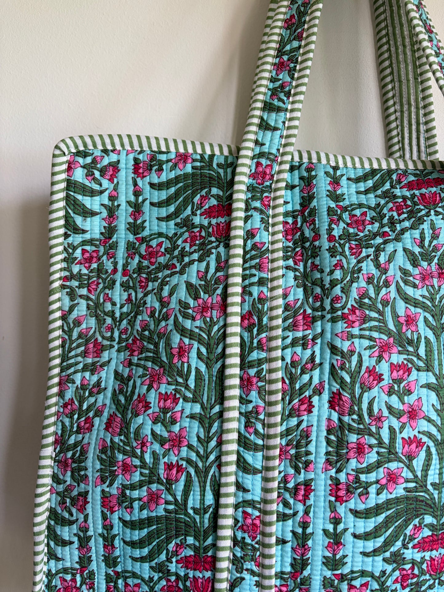 Cotton quilted Tote Bag