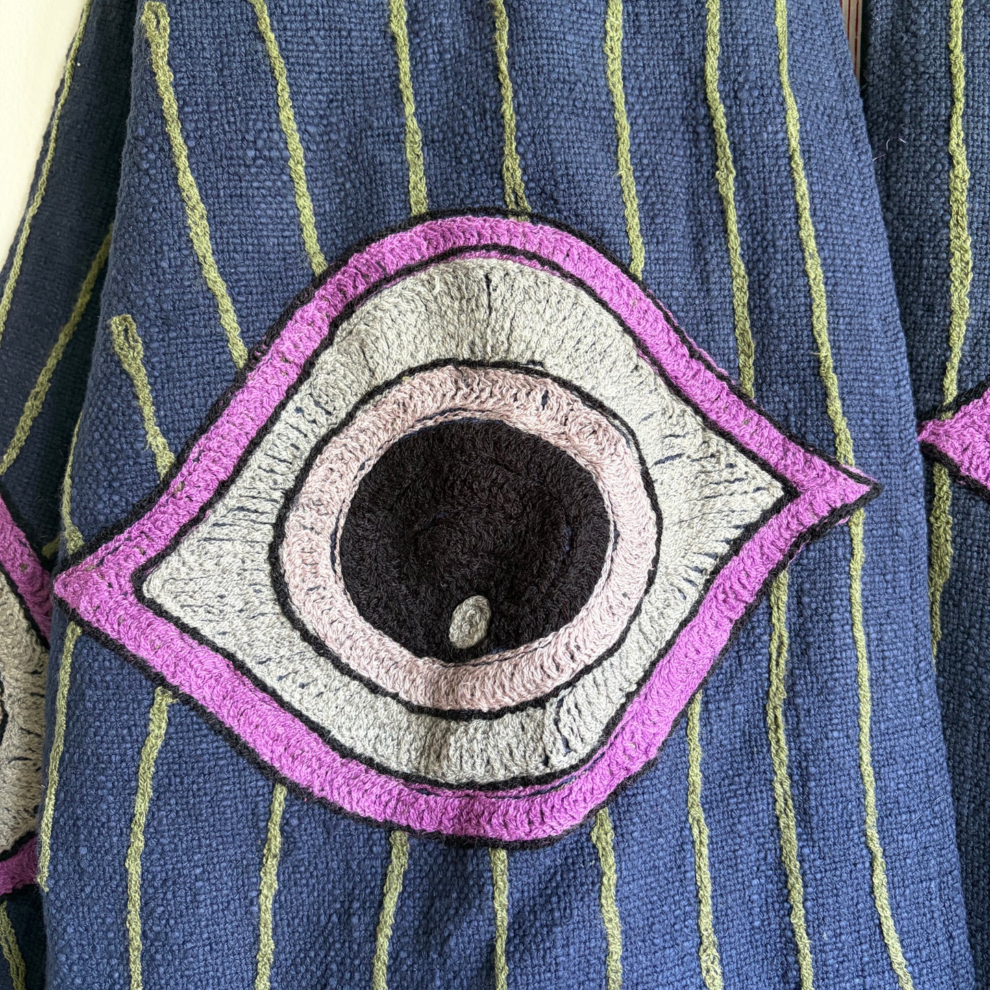 Suzani Cotton Evil Eye Embroidered Jacket