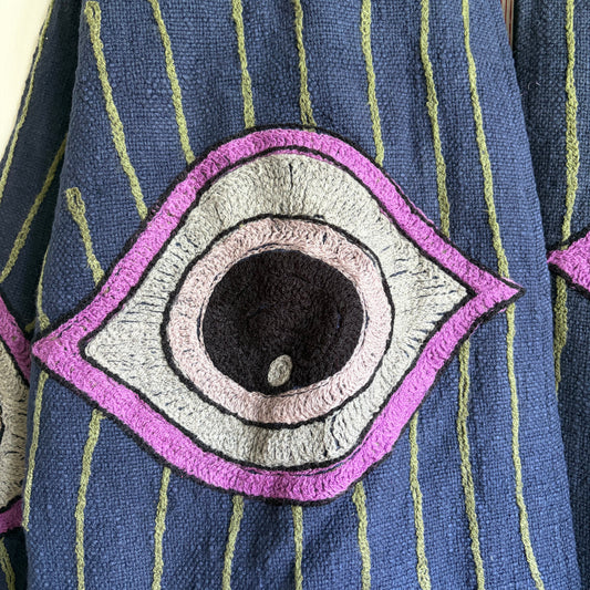 Suzani Cotton Evil Eye Embroidered Jacket