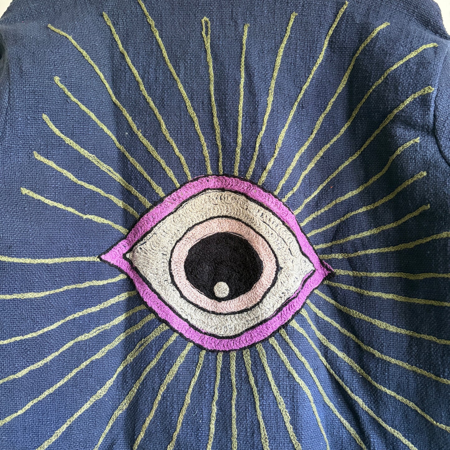 Suzani Cotton Evil Eye Embroidered Jacket
