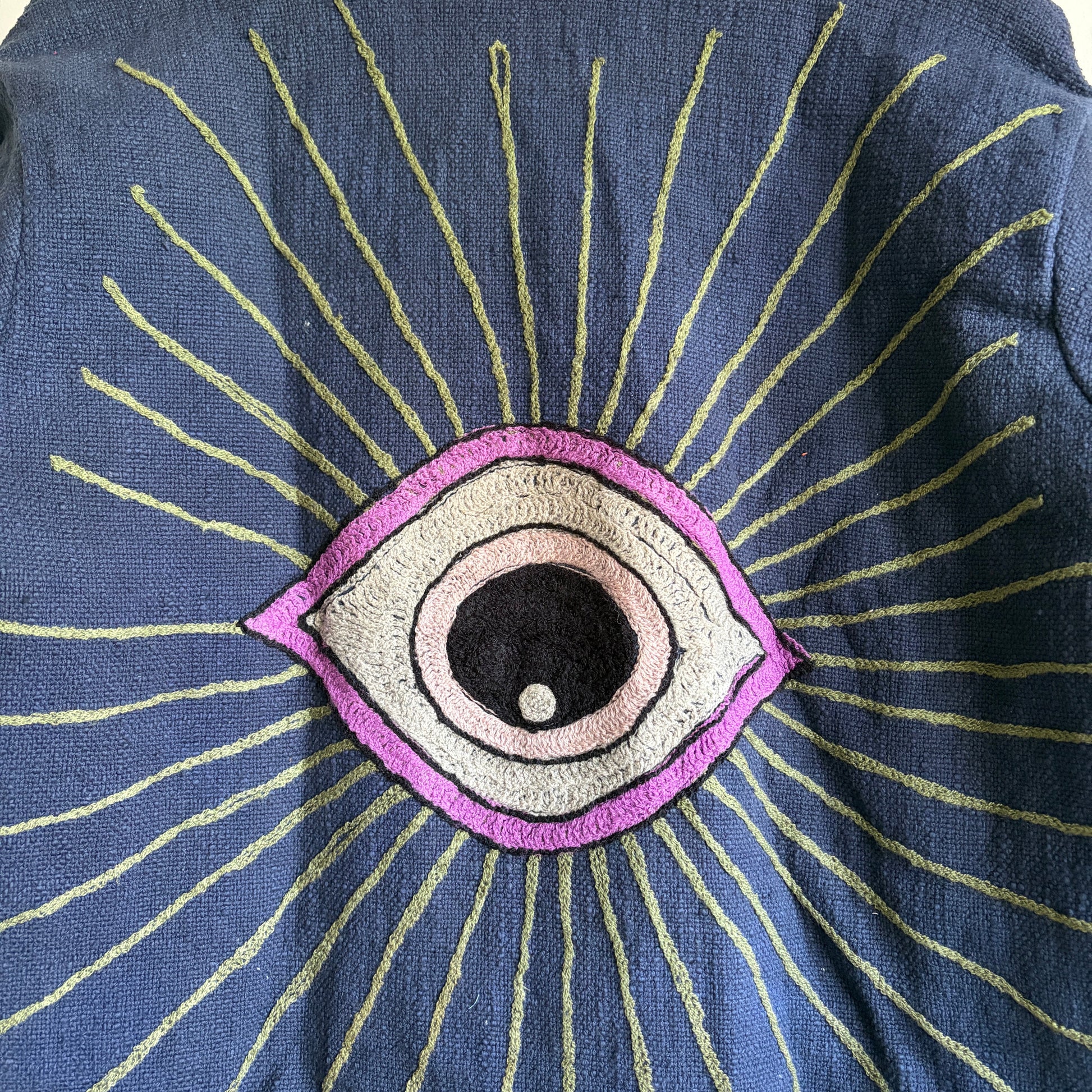 Suzani Cotton Evil Eye Embroidered Jacket