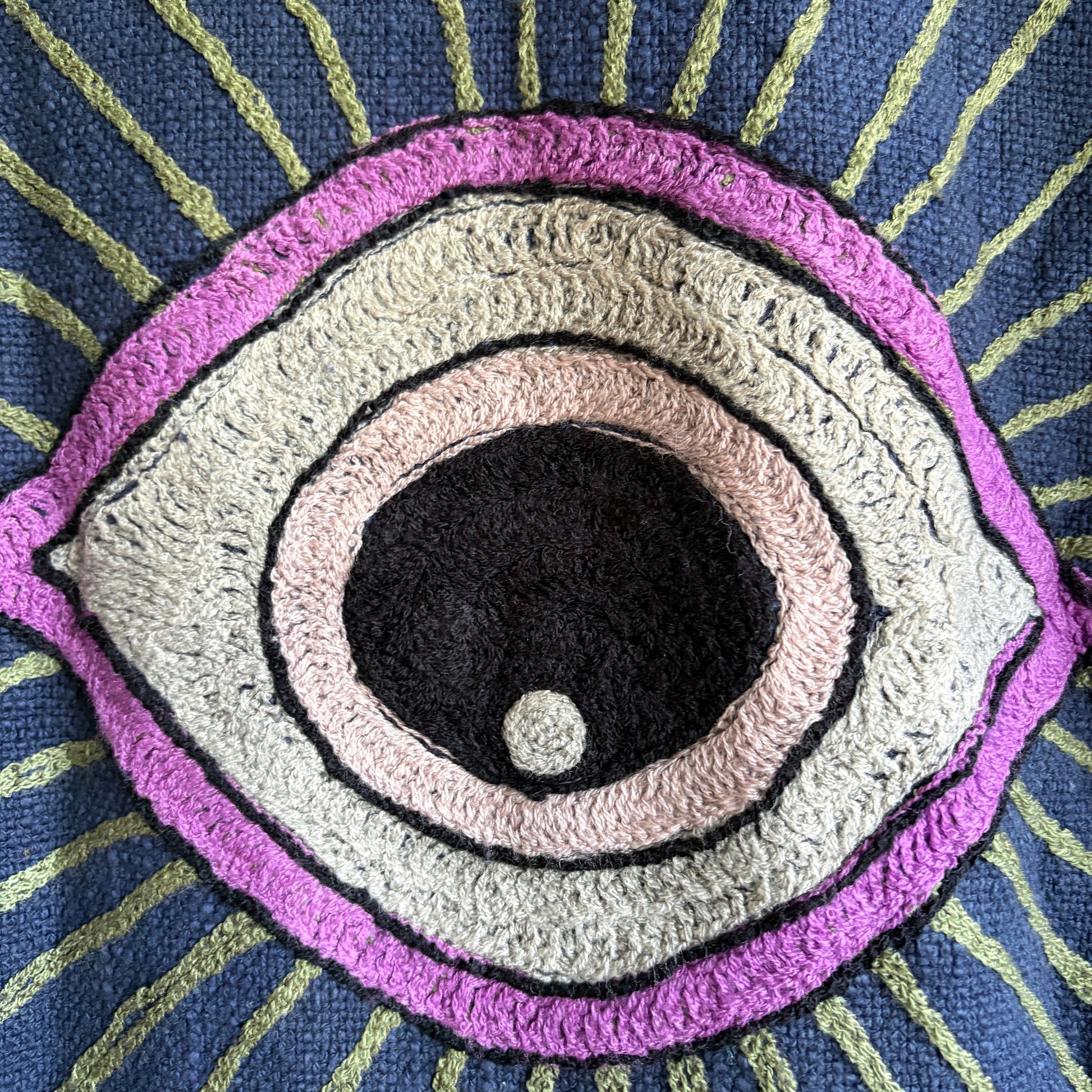 Suzani Cotton Evil Eye Embroidered Jacket