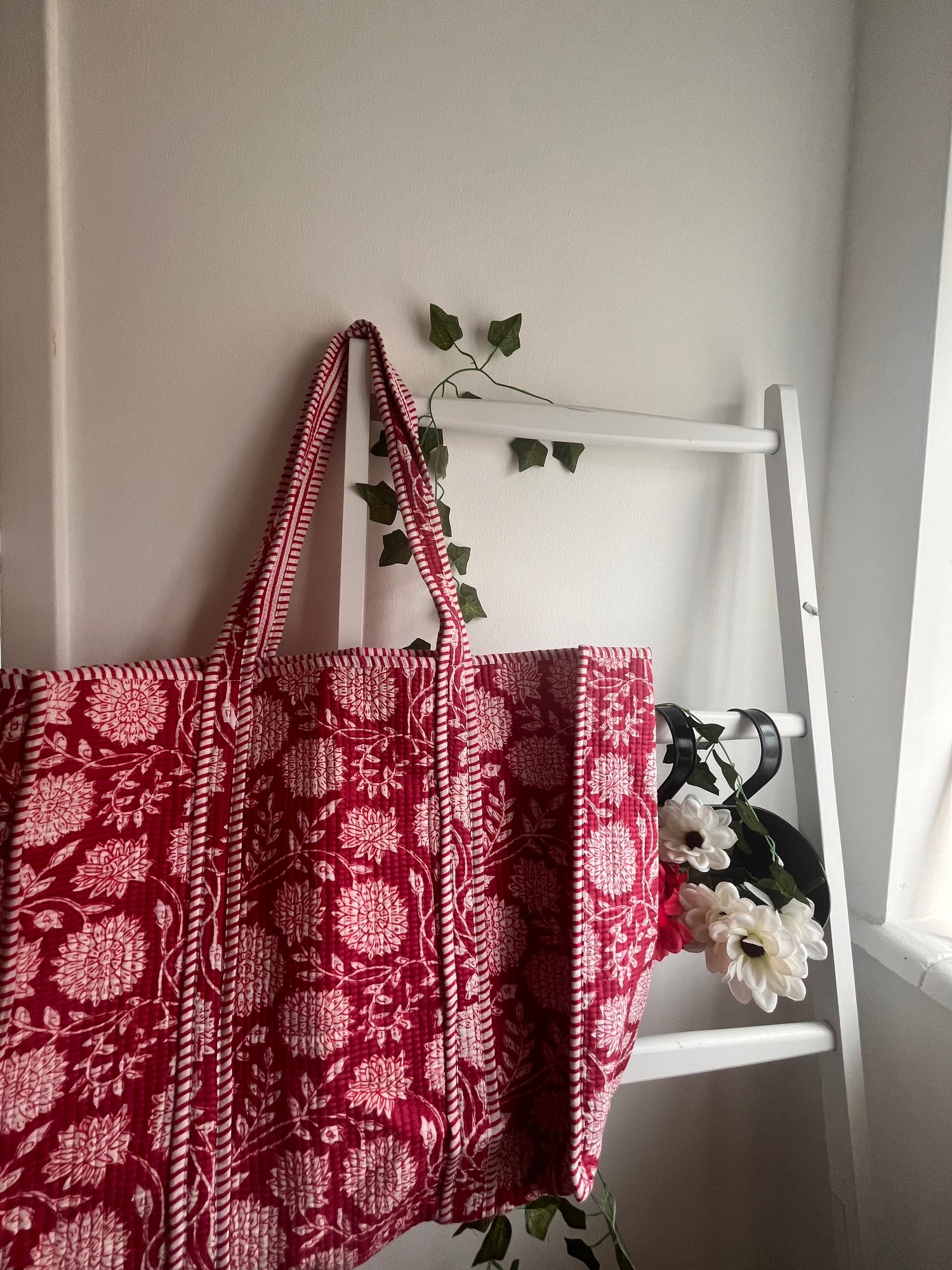Cotton Quilted Tote Bags