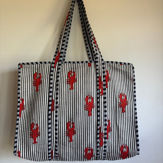 Cotton quilted Tote Bag 