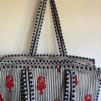 Cotton quilted Tote Bag 
