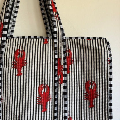 Cotton quilted Tote Bag 