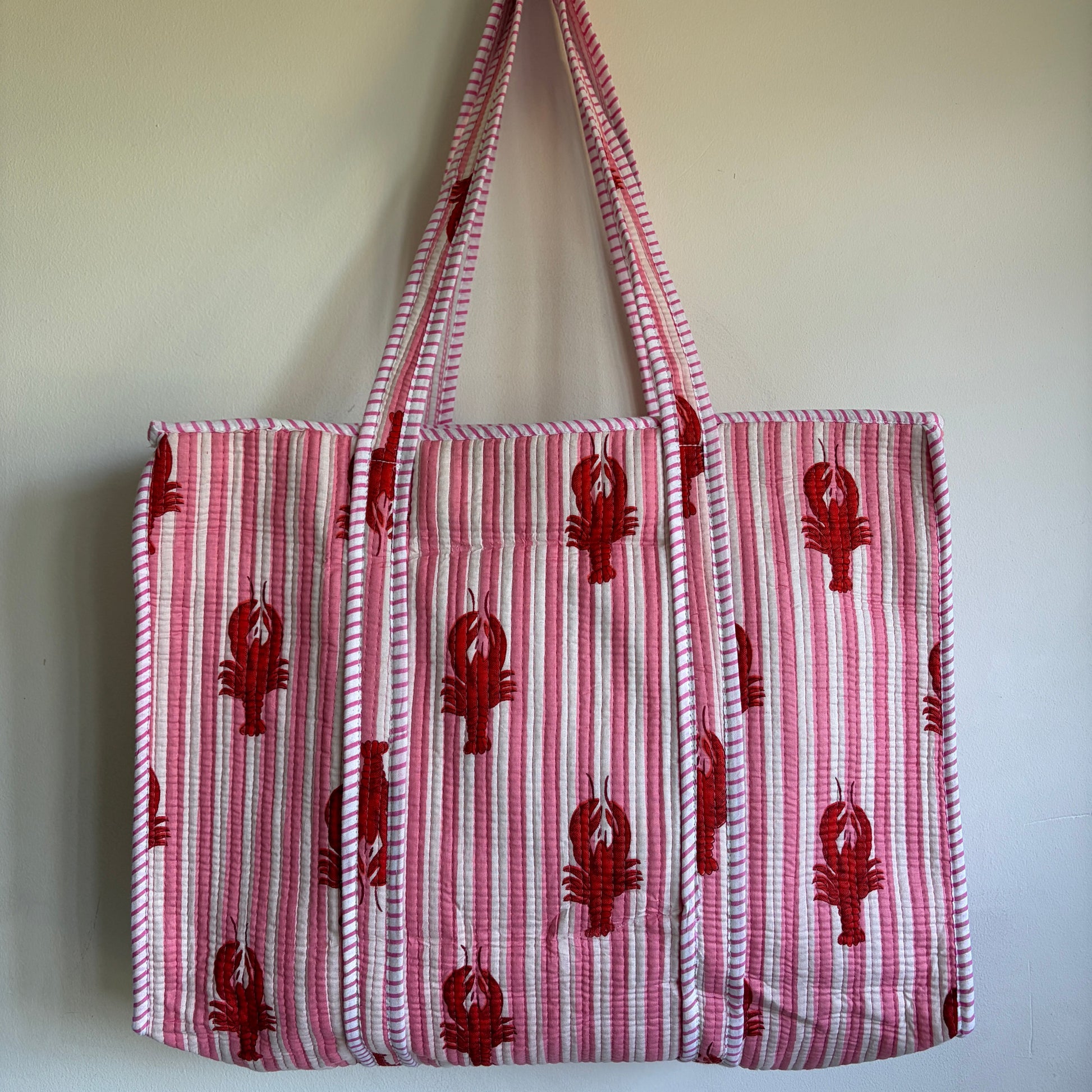 Cotton quilted Tote Bag 