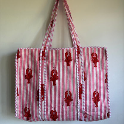 Cotton quilted Tote Bag 
