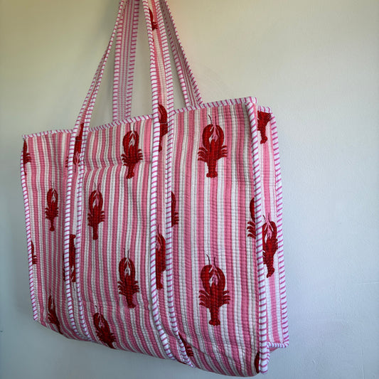 Cotton quilted Tote Bag 