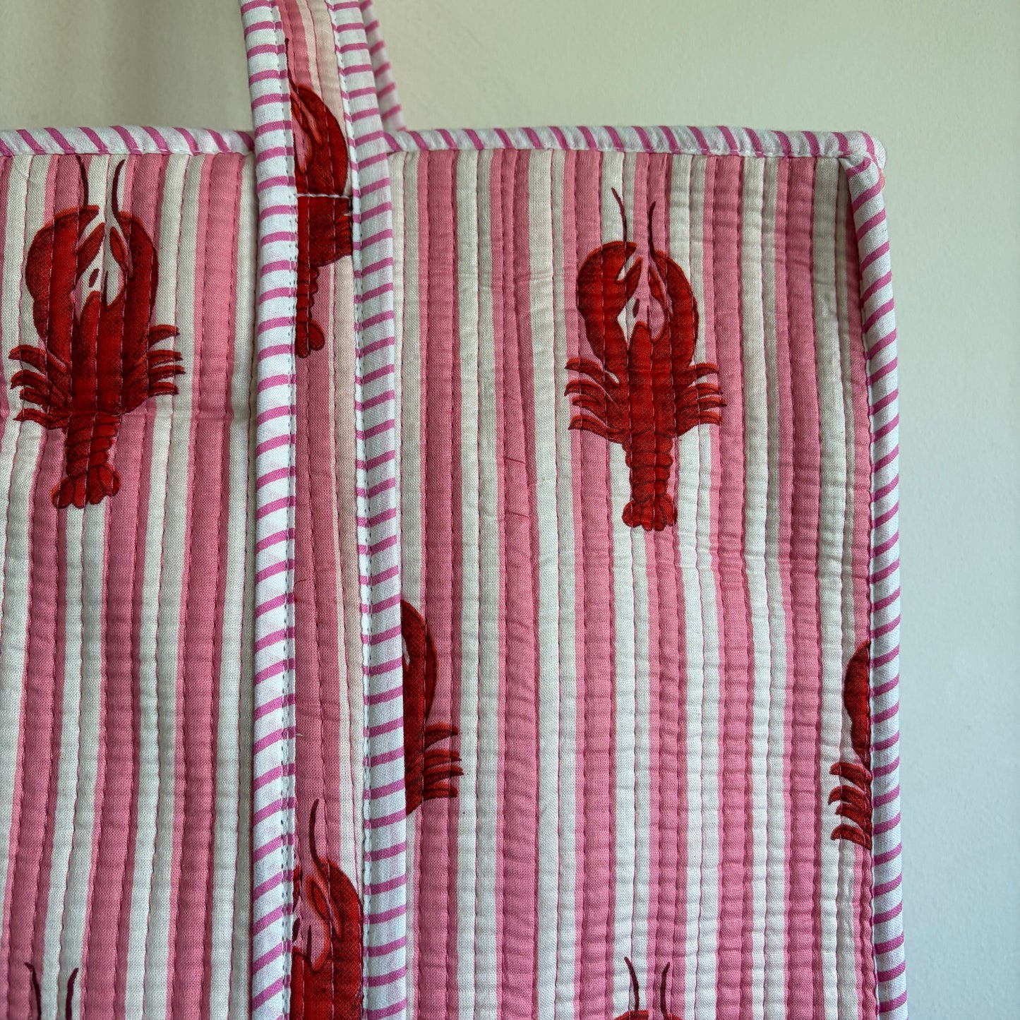 Cotton quilted Tote Bag 
