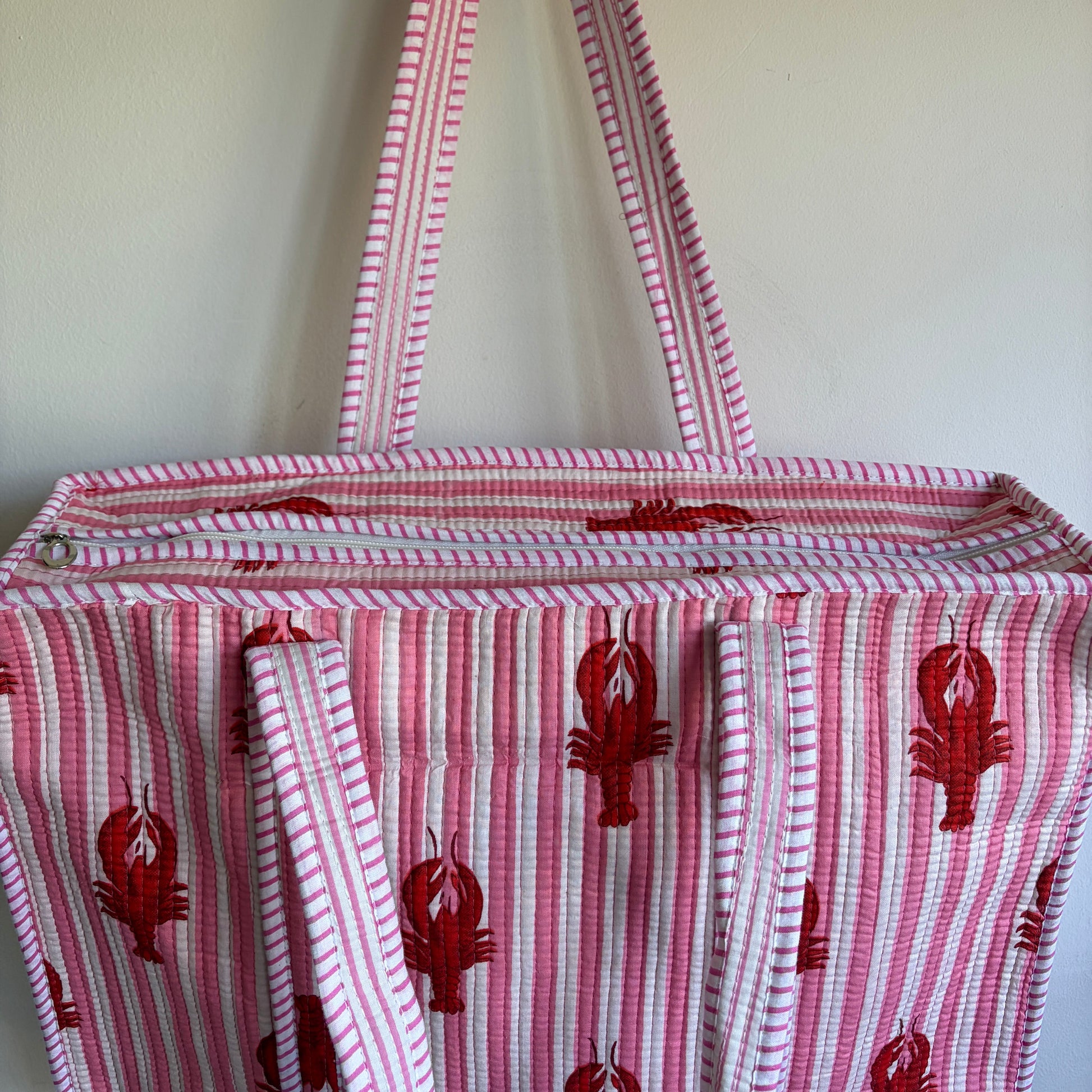 Cotton quilted Tote Bag 