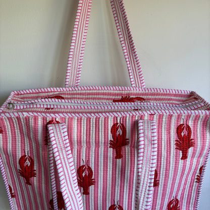 Cotton quilted Tote Bag 