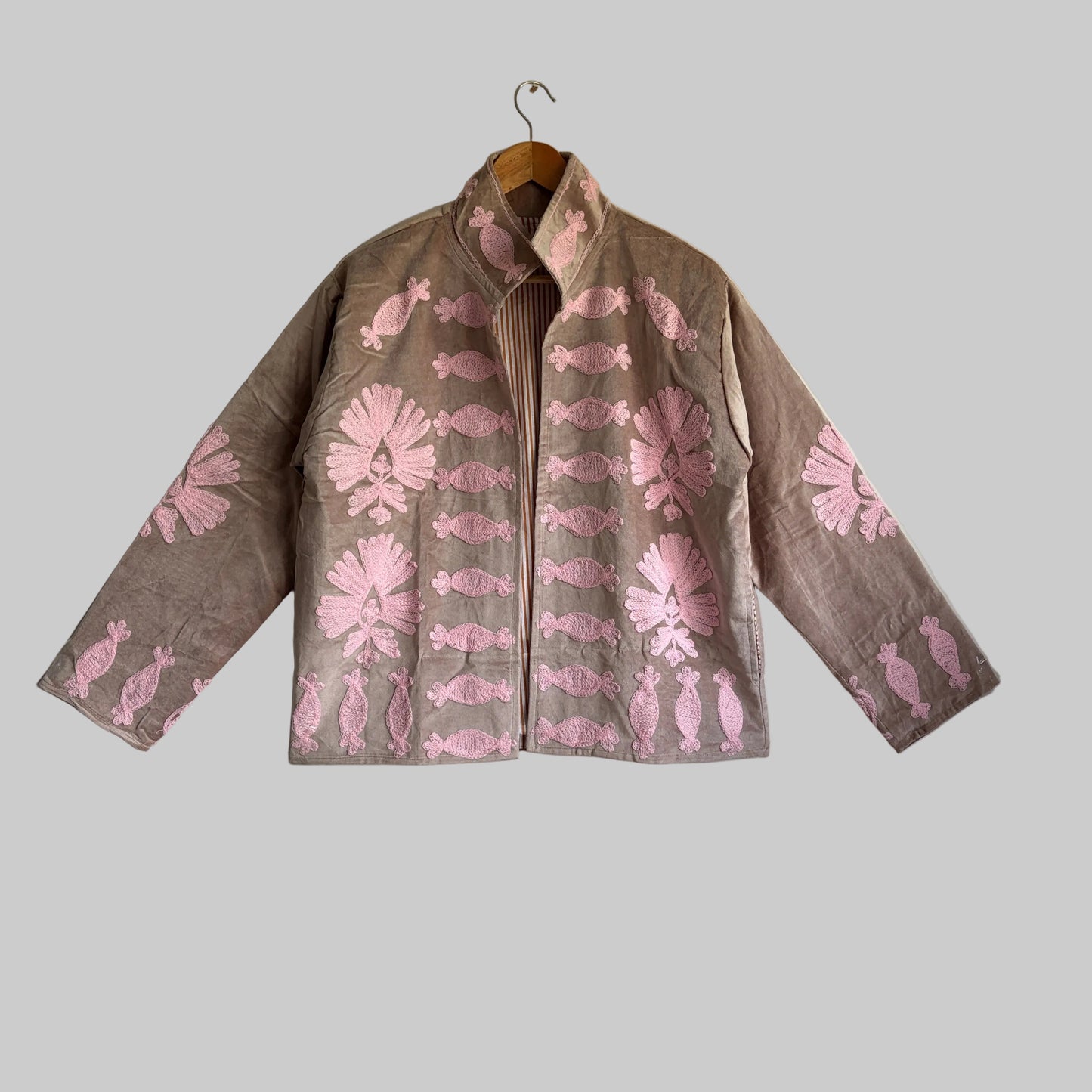 hand embroidery Velvet Suzani Jacket