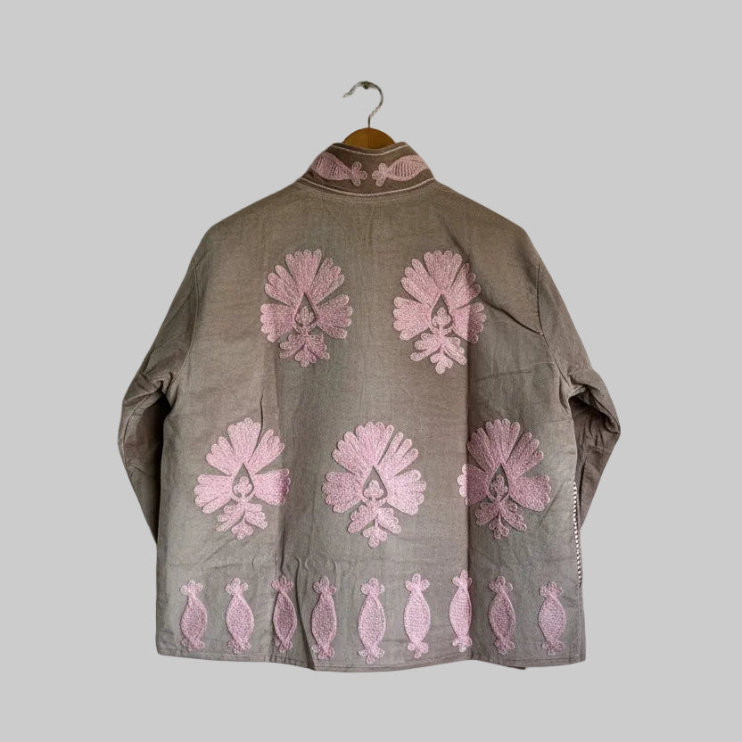 hand embroidery Velvet Suzani Jacket