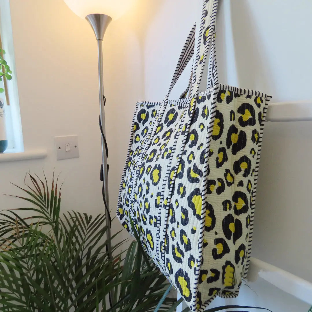 Cotton Quilted Tote Bags My Store