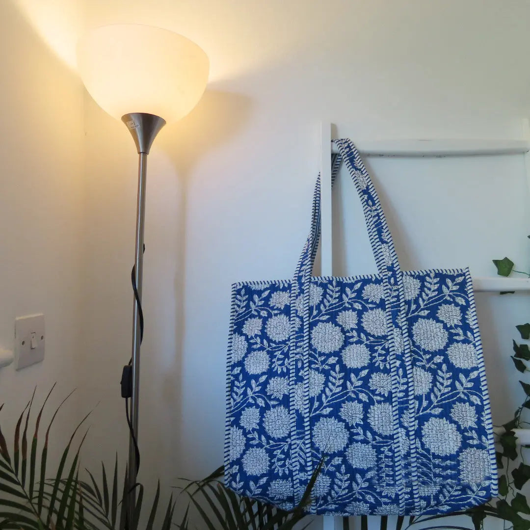 Cotton Quilted Tote Bags My Store