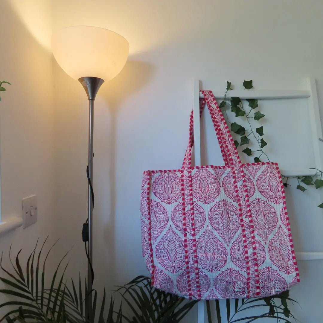 Cotton Quilted Tote Bags My Store