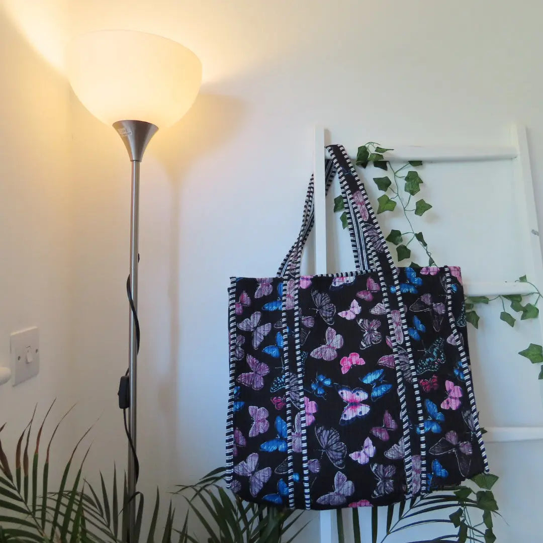 Cotton Quilted Tote Bags My Store