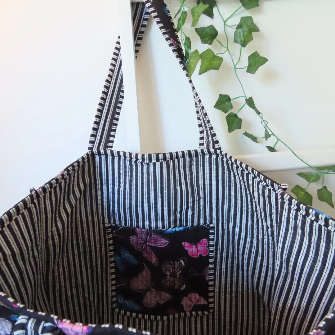 Cotton Quilted Tote Bags My Store