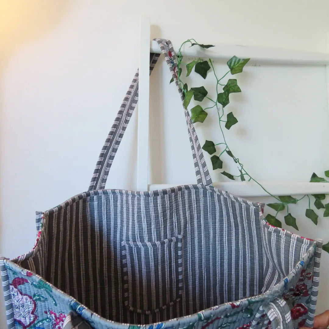 Cotton Quilted Tote Bags My Store