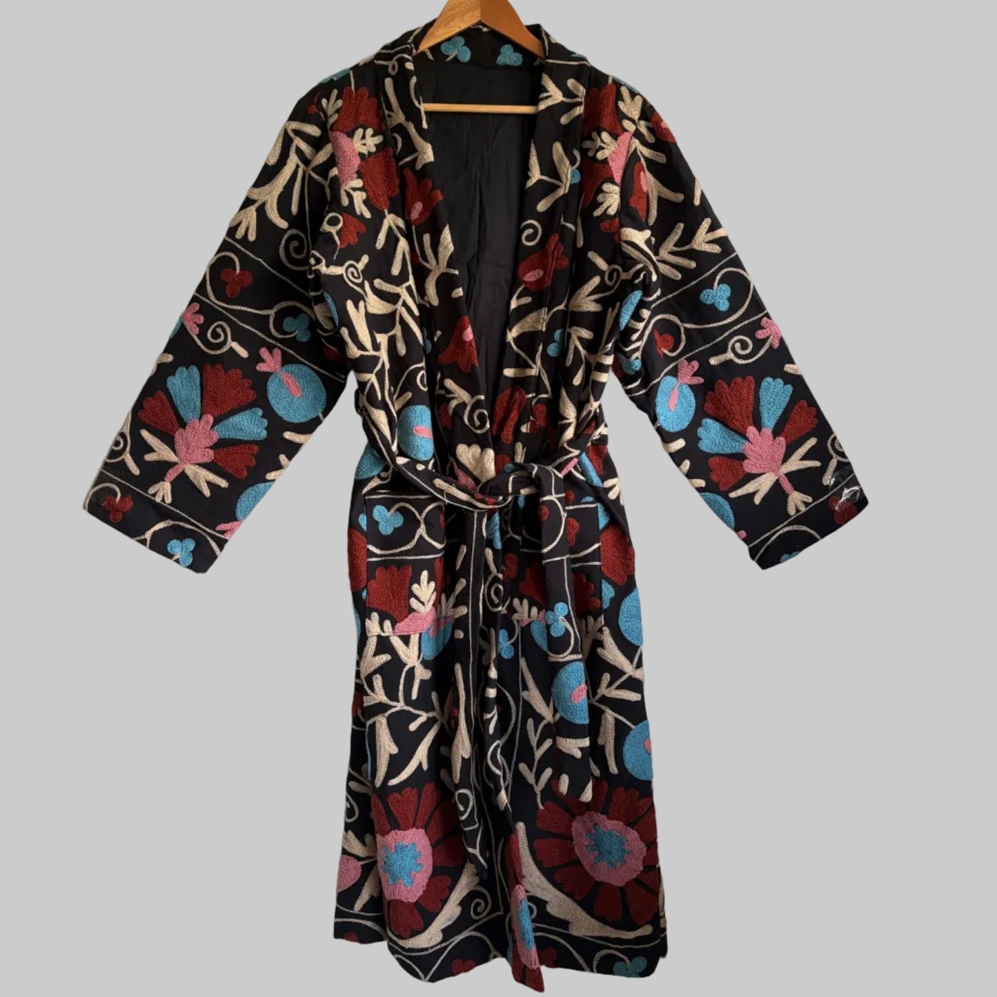 Cotton suzani long coat