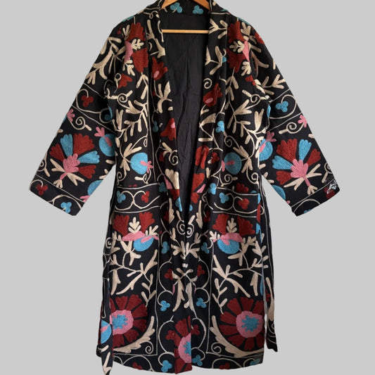 Cotton suzani long coat
