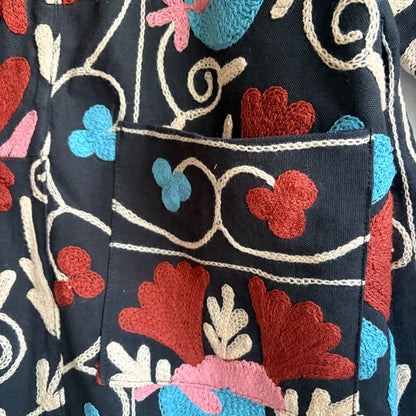 Cotton suzani long coat