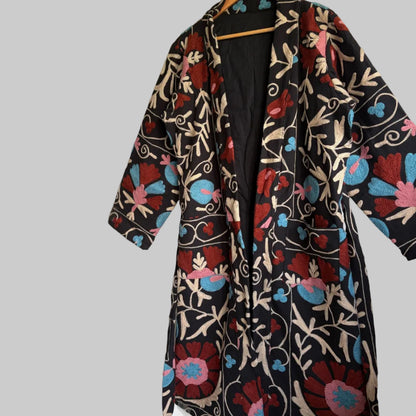 Cotton suzani long coat
