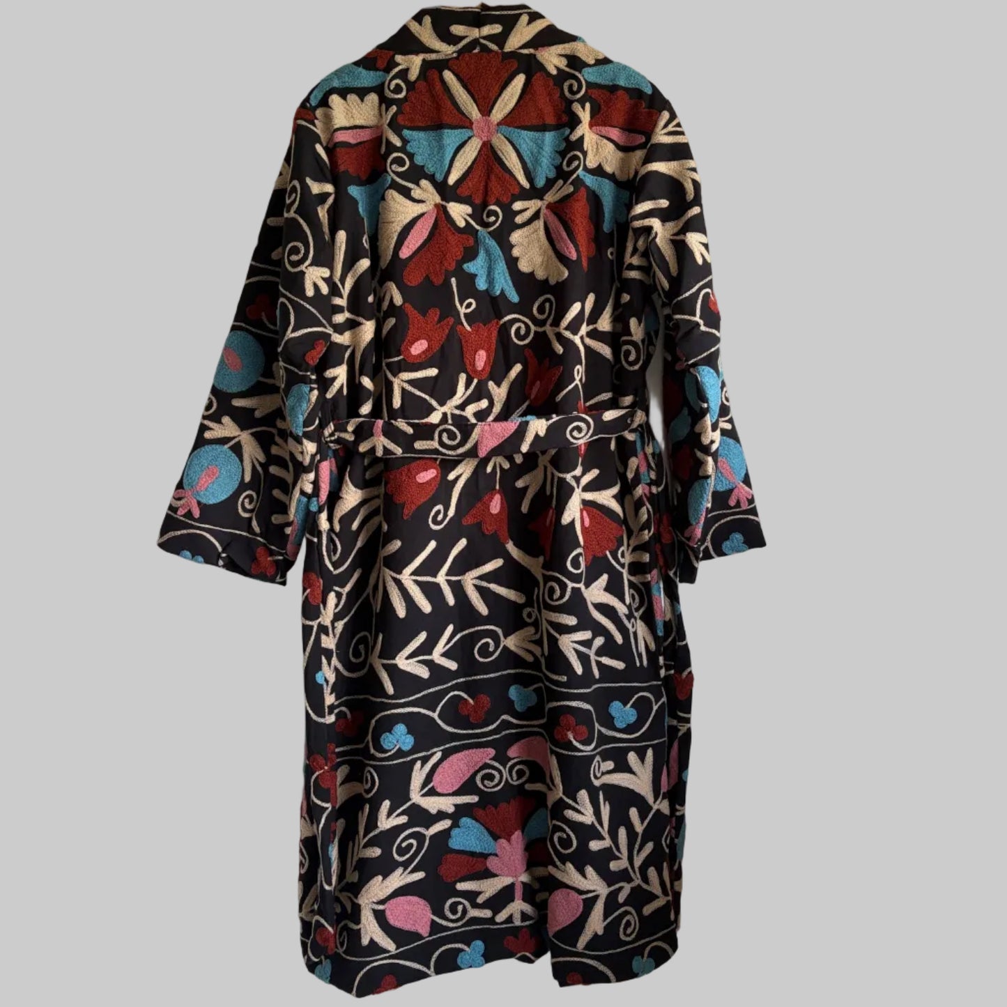 Cotton suzani long coat