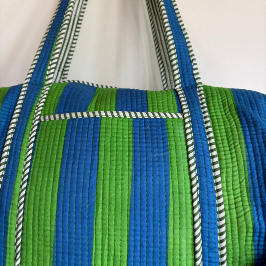 Cotton Quilted Duffle bag