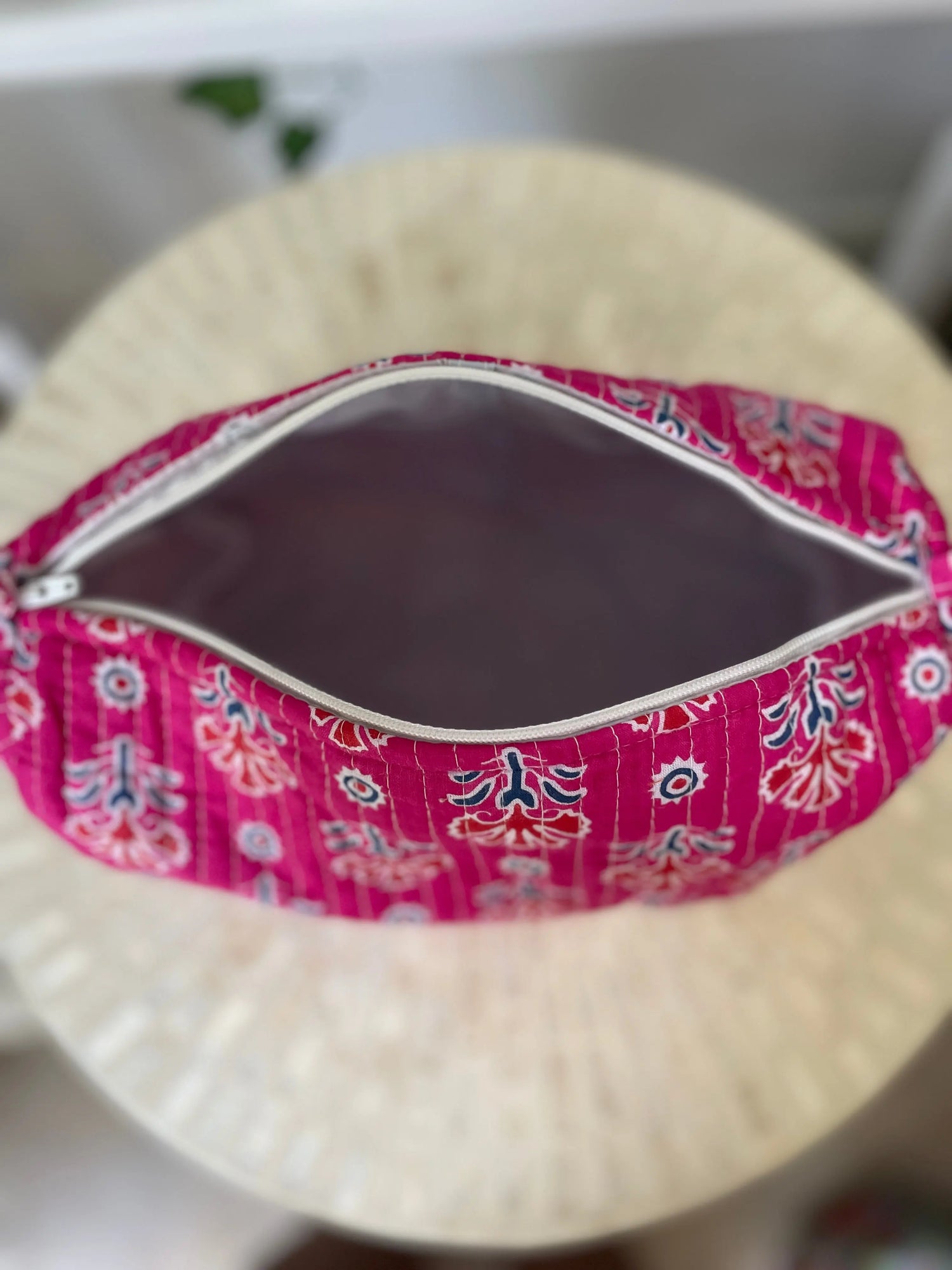 Quilted Cotton Wash Bag My Store