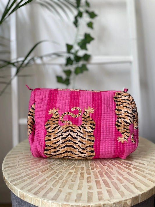 Quilted Wash Bag - eco-friendly cotton bag My Store