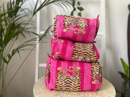 Quilted Wash Bag - eco-friendly cotton bag My Store