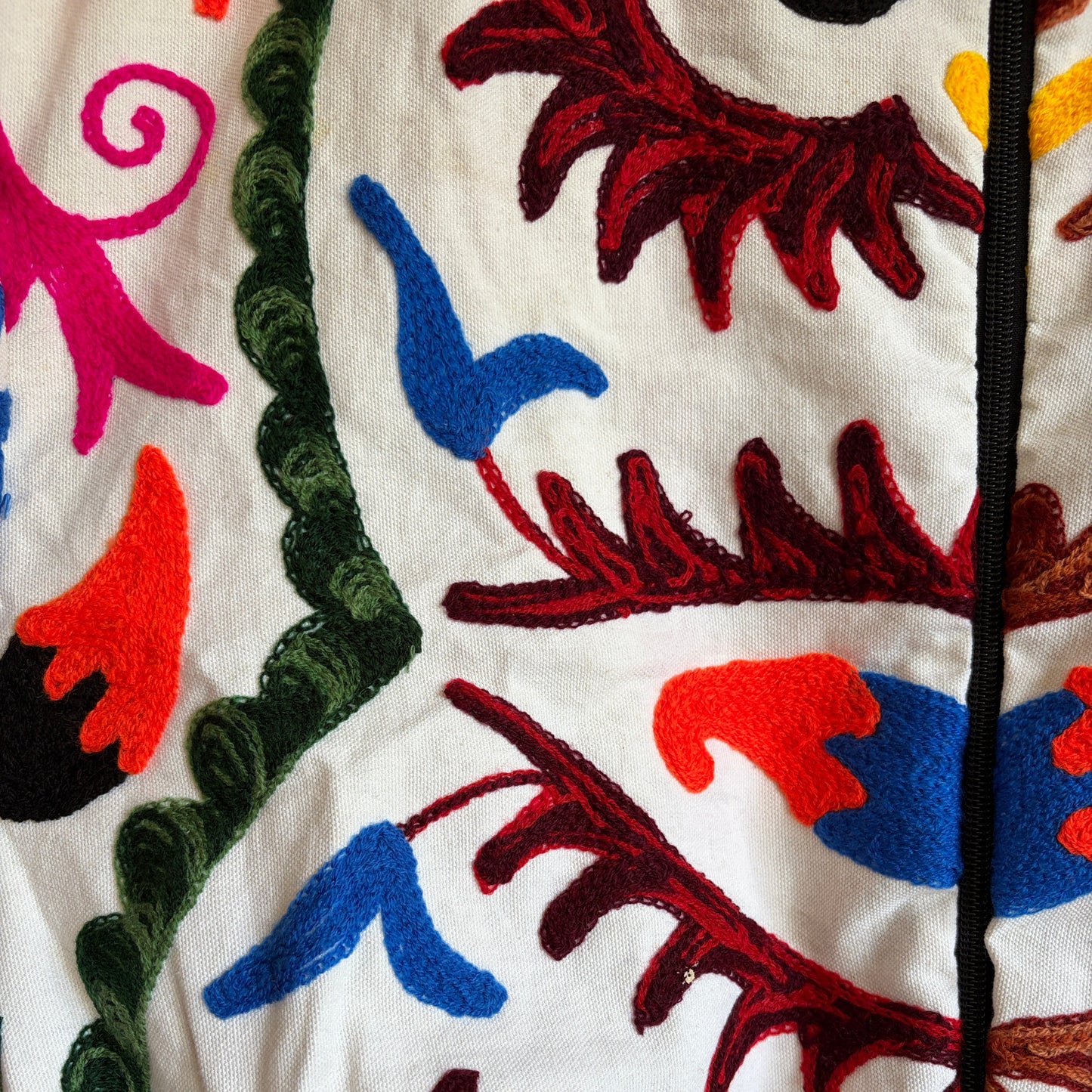 Suzani Embroidery Bomber Jacket