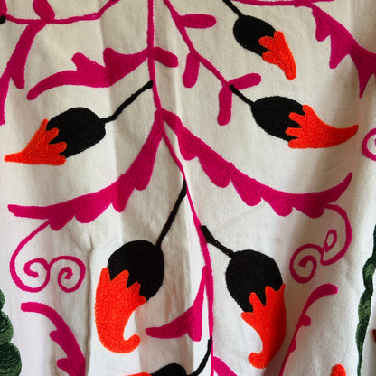 Suzani Embroidery Bomber Jacket