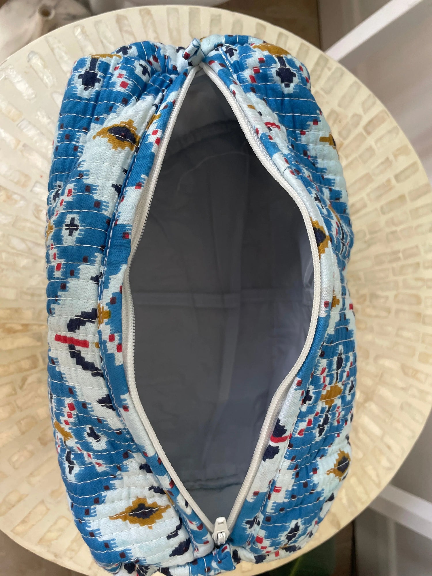 Quilted Cotton Toiletry Bag | Quilted wash bags My Store