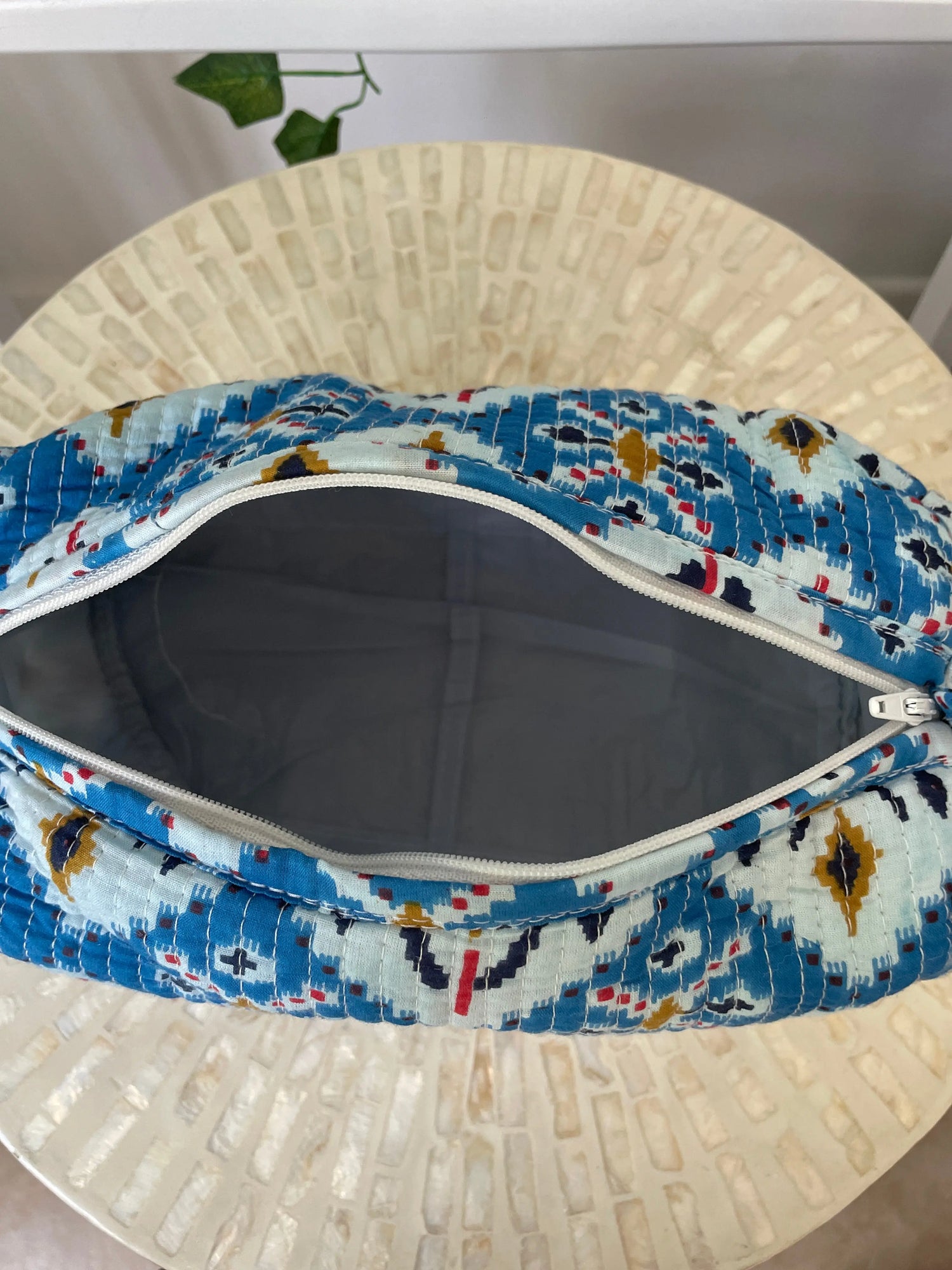 Quilted Cotton Toiletry Bag | Quilted wash bags My Store